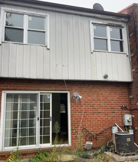 Exterior back before